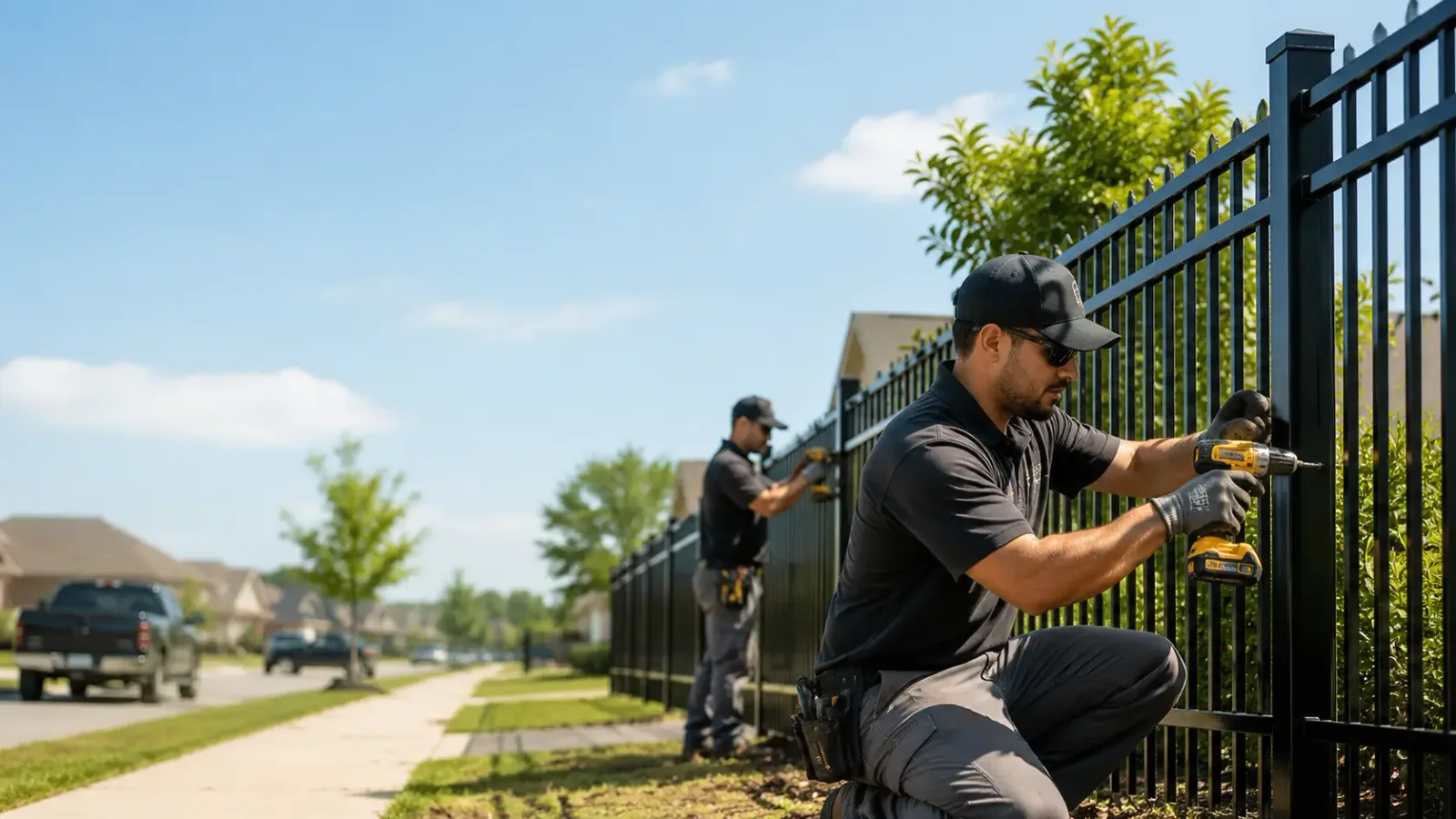 Metal Fence Installation in Hamilton, TX